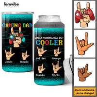 Personalized Gift For Gamer Dad 4 in 1 Can Cooler 25777 thumb 1