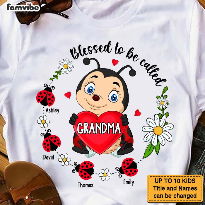 Personalized Blessed To Be Called Grandma Shirt - Hoodie - Sweatshirt 25785 1