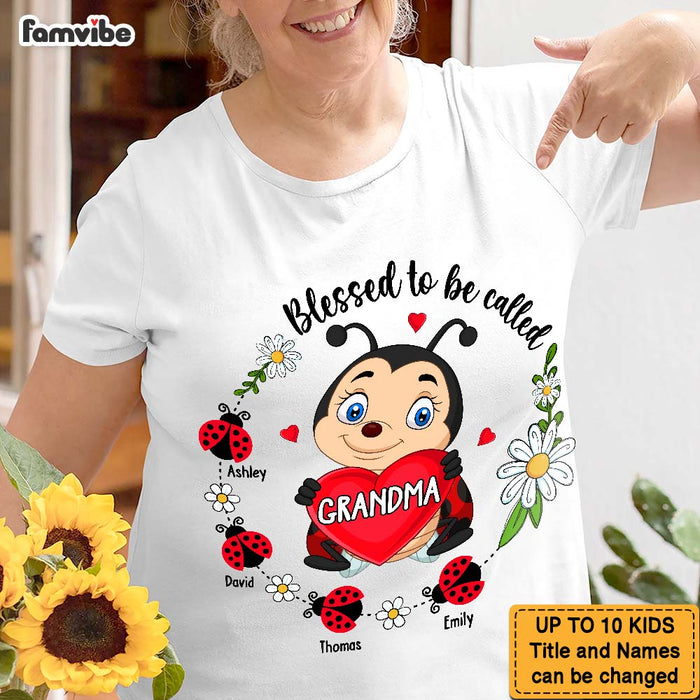 Personalized Blessed To Be Called Grandma Shirt - Hoodie - Sweatshirt 25785 1