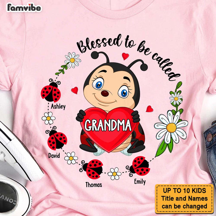 Personalized Blessed To Be Called Grandma Shirt - Hoodie - Sweatshirt 25785 1