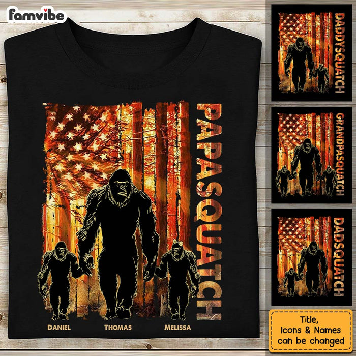 Personalized Papasquatch Shirt - Hoodie - Sweatshirt 25786 1