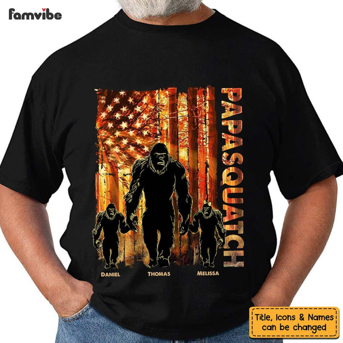 Personalized Papasquatch Shirt - Hoodie - Sweatshirt 25786 1