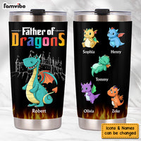 Personalized Father Of Dragons Steel Tumbler 25282 25787 thumb 1