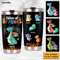 Personalized Father Of Dragons Steel Tumbler 25282 25787 thumb 1