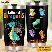 Personalized Father Of Dragons Steel Tumbler 25282 25787 thumb 1