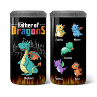 Personalized Father Of Dragons 4 in 1 Can Cooler 25282 25789 thumb 1