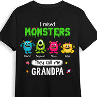 Personalized I Raised Monsters They Call Me Grandpa Shirt - Hoodie - Sweatshirt 25413 25794 thumb 1