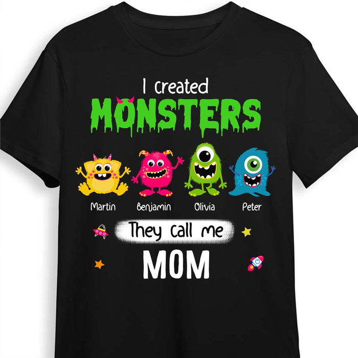Personalized I Created Monsters They Call Me Mom Shirt - Hoodie - Sweatshirt 25795 1