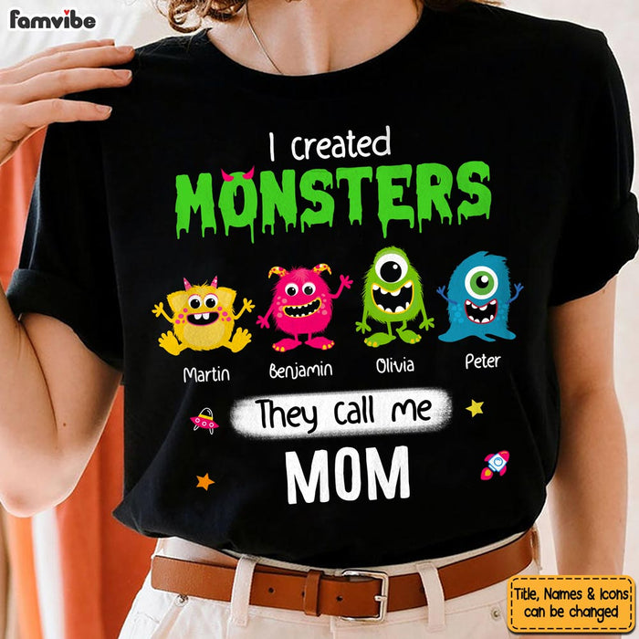 Personalized I Created Monsters They Call Me Mom Shirt - Hoodie - Sweatshirt 25795 1