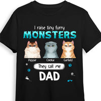 Personalized Gift For Cat Dad Raising Furry Monsters Shirt - Hoodie - Sweatshirt 25796 thumb 1