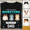 Personalized Gift For Cat Dad Raising Furry Monsters Shirt - Hoodie - Sweatshirt 25796 1
