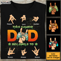 Personalized Gift This Gamer Dad Belongs To Shirt - Hoodie - Sweatshirt 25798 thumb 1