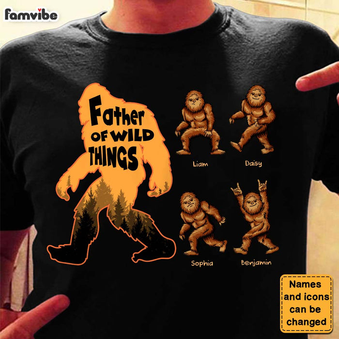 Personalized Father Of Wild Things Shirt - Hoodie - Sweatshirt 25799 1