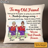 Personalized Gift for Friends Smile A Lot More Pillow  25803 thumb 1