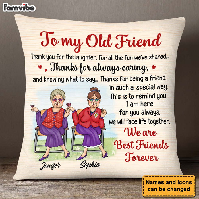 Personalized Gift for Friends Smile A Lot More Pillow  25803 1