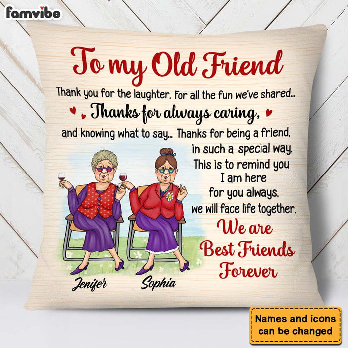 Personalized Gift for Friends Smile A Lot More Pillow  25803 1