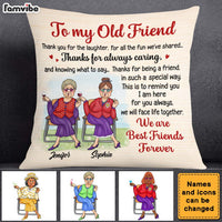 Personalized Gift for Friends Smile A Lot More Pillow  25803 thumb 1