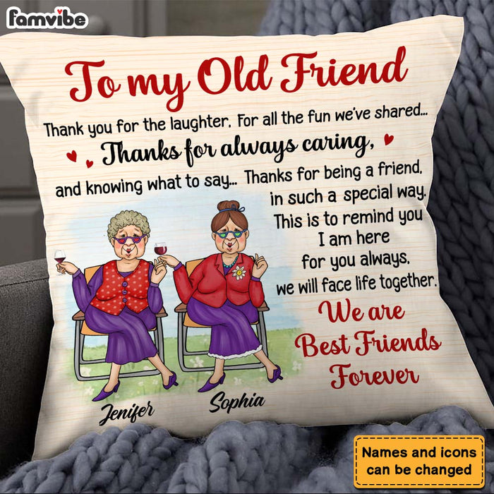 Personalized Gift for Friends Smile A Lot More Pillow  25803 1