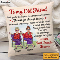 Personalized Gift for Friends Smile A Lot More Pillow  25803 thumb 1