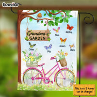 Personalized Gift For Grandma Bicycle Garden Flag 25804 thumb 1
