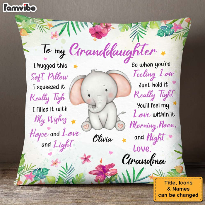 Personalized Gift For Daughter Granddaughter Animals Soft Pillow 25808 1