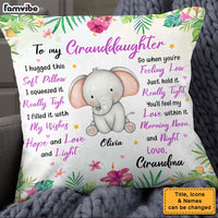 Personalized Gift For Daughter Granddaughter Animals Soft Pillow 25808 thumb 1