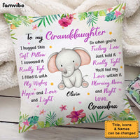 Personalized Gift For Daughter Granddaughter Animals Soft Pillow 25808 thumb 1