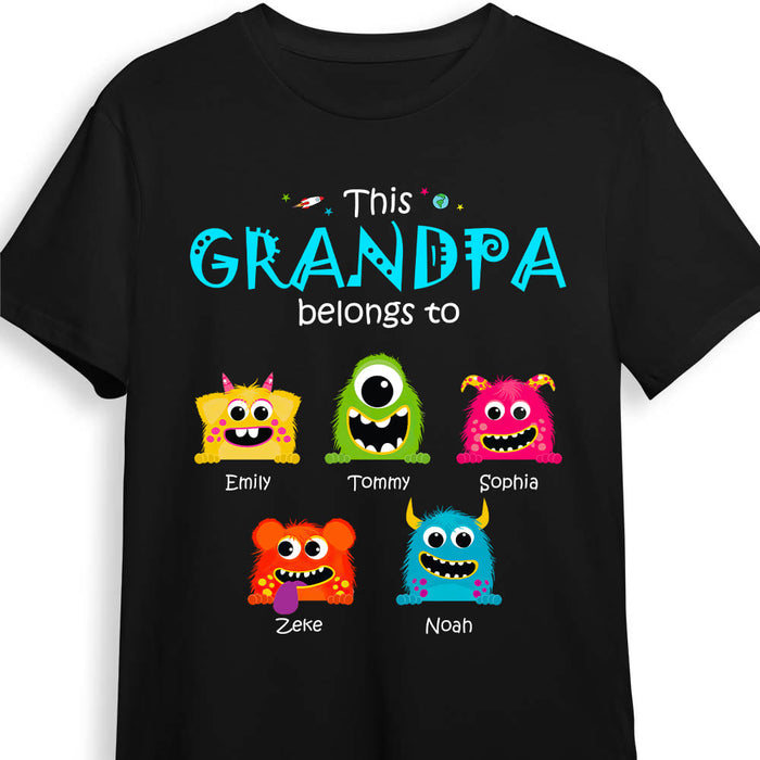 Personalized This Grandpa Belongs To Shirt - Hoodie - Sweatshirt 25809 1