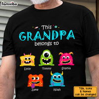 Personalized This Grandpa Belongs To Shirt - Hoodie - Sweatshirt 25809 thumb 1