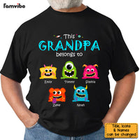 Personalized This Grandpa Belongs To Shirt - Hoodie - Sweatshirt 25809 thumb 1