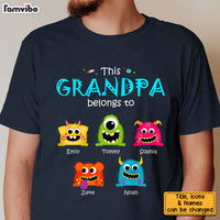 Personalized This Grandpa Belongs To Shirt - Hoodie - Sweatshirt 25809 thumb 1