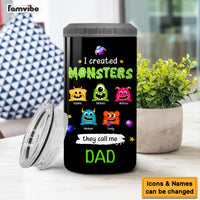 Personalized Gift for Dad I Created Monsters 4 in 1 Can Cooler 25810 thumb 1