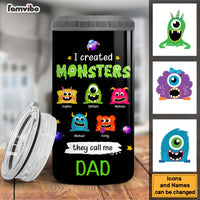 Personalized Gift for Dad I Created Monsters 4 in 1 Can Cooler 25810 thumb 1