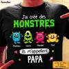 Personalized Cadeau pour Papa De Monstre Shirt - Hoodie - Sweatshirt 25413 25818 1