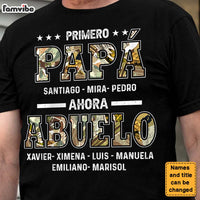 Personalized Primero  Papá  Ahora  Abuelo Shirt - Hoodie - Sweatshirt 25532 25832 thumb 1