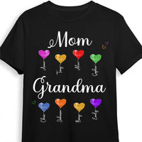 Personalized Gift For Mom Grandma Colorful Hearts Shirt - Hoodie - Sweatshirt 25835 thumb 1