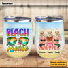 Personalized Gift For Friends Beach Please Wine Tumbler 25837 1