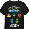 Personalized Gift For Grandpa Of Little Monsters Shirt - Hoodie - Sweatshirt 25838 1