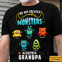Personalized Gift For Grandpa Of Little Monsters Shirt - Hoodie - Sweatshirt 25838 thumb 1