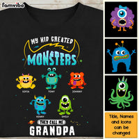 Personalized Gift For Grandpa Of Little Monsters Shirt - Hoodie - Sweatshirt 25838 thumb 1