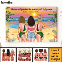 Personalized Gift For Friends Tans Fade But Memories Stay Forever Canvas 25840 thumb 1