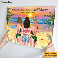 Personalized Gift For Friends Tans Fade But Memories Stay Forever Canvas 25840 thumb 1