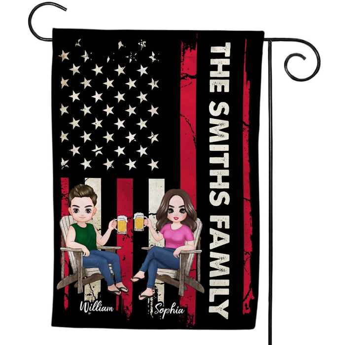Personalized Gift For Family Couple Flag 25841 1