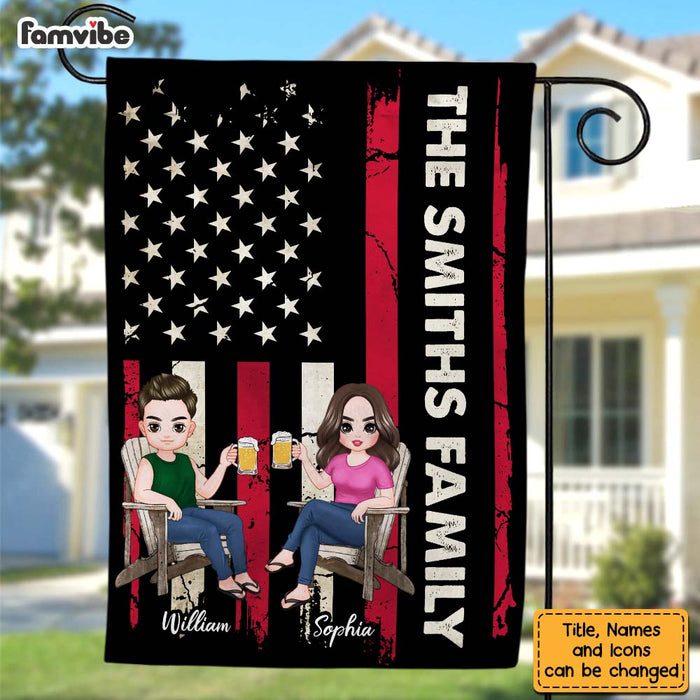 Personalized Gift For Family Couple Flag 25841 1