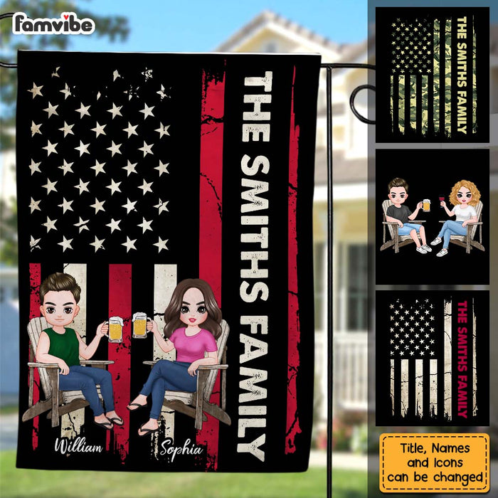 Personalized Gift For Family Couple Flag 25841 1