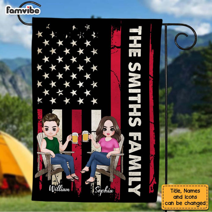 Personalized Gift For Family Couple Flag 25841 1