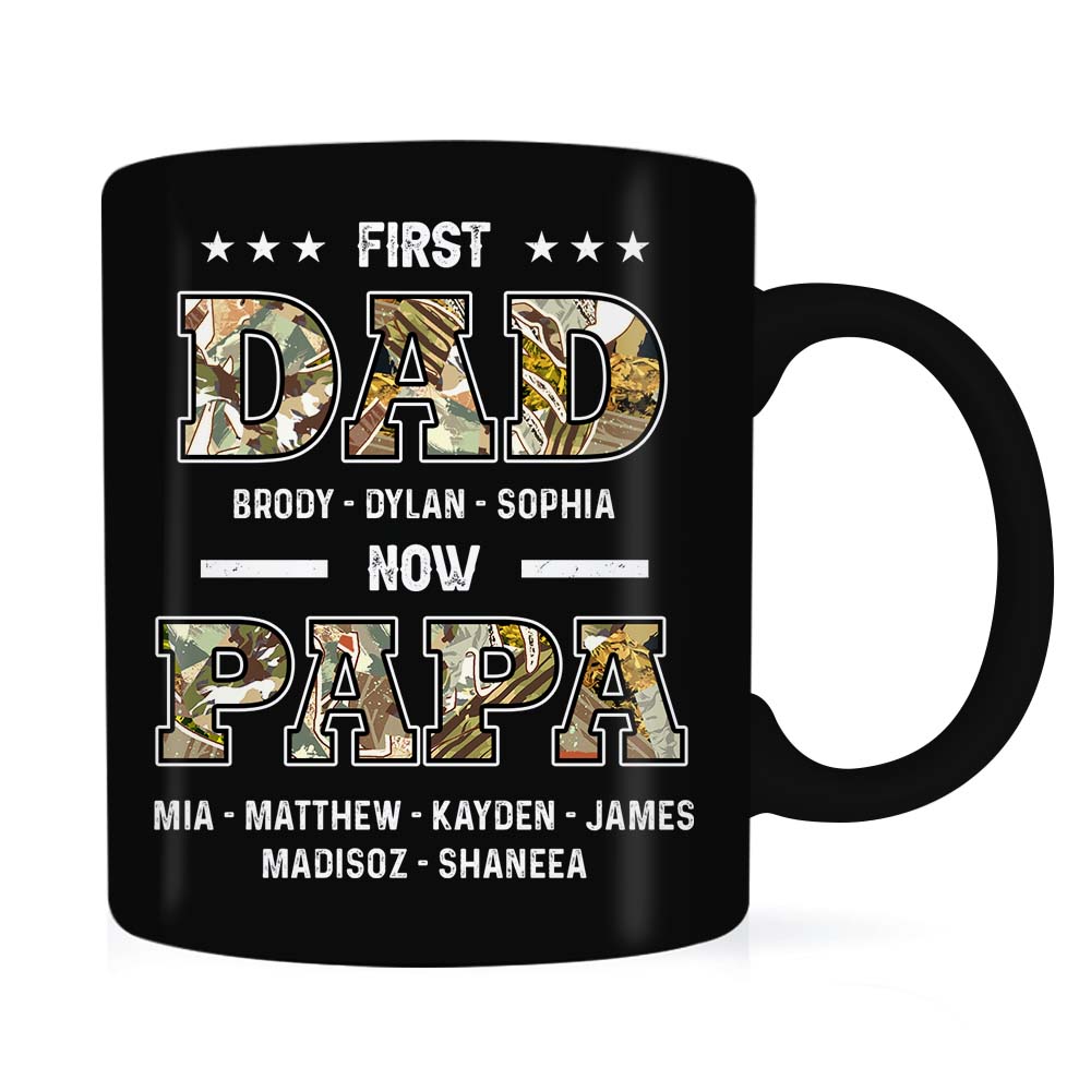 Personalized Gift For Grandpa First Dad Now Papa Mug 25532 25842 Primary Mockup