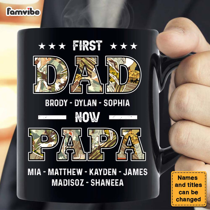 Personalized Gift For Grandpa First Dad Now Papa Mug 25532 25842 1