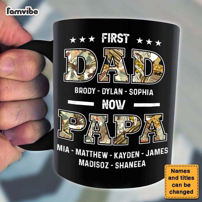Personalized Gift For Grandpa First Dad Now Papa Mug 25532 25842 1