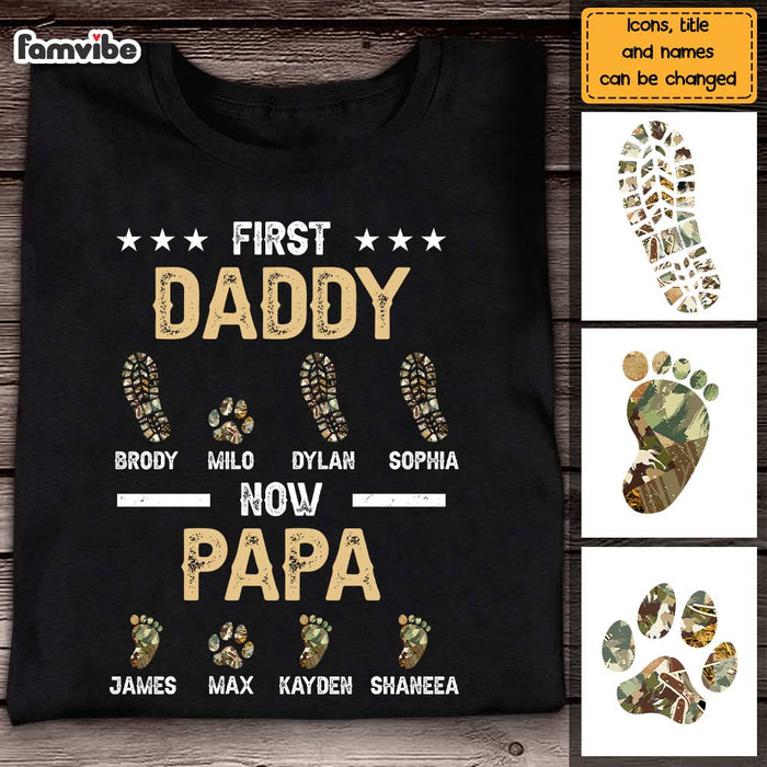 Personalized Gift For Grandpa First Dad Now Papa Shirt - Hoodie - Sweatshirt 25843 1